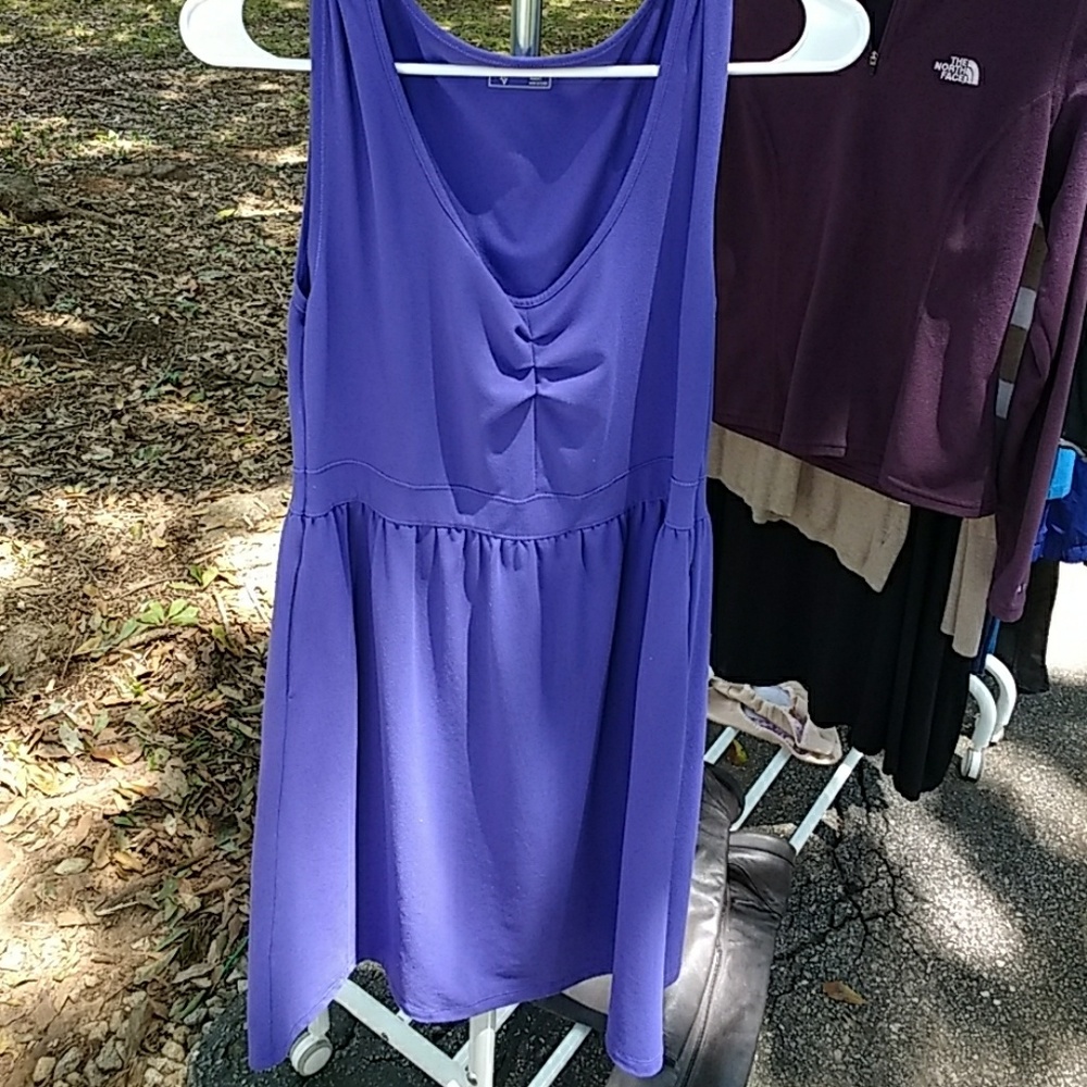 Easy Eddie Bauer kneelength dress, purple-blue